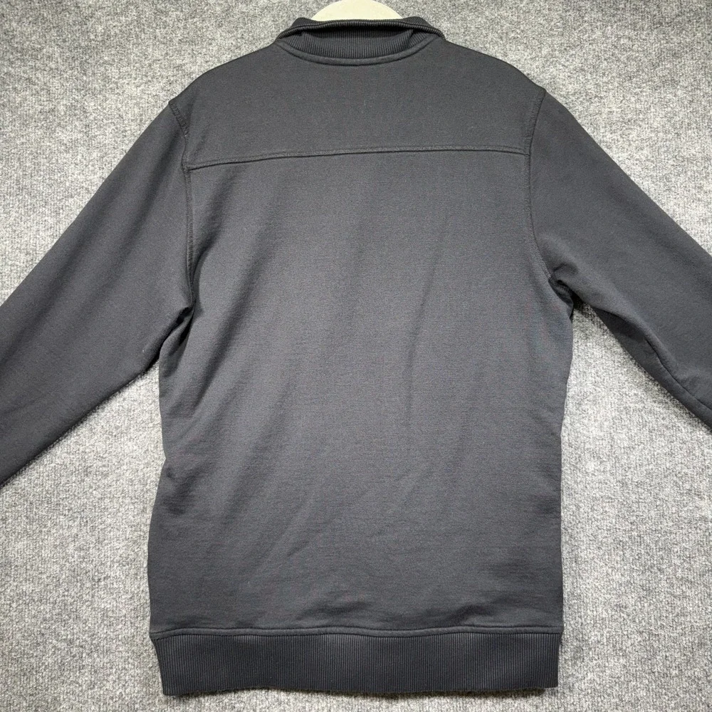 Travis Mathew Hideaway 1/4 Zip Pullover Sweater Men's Medium Black Golf Casual